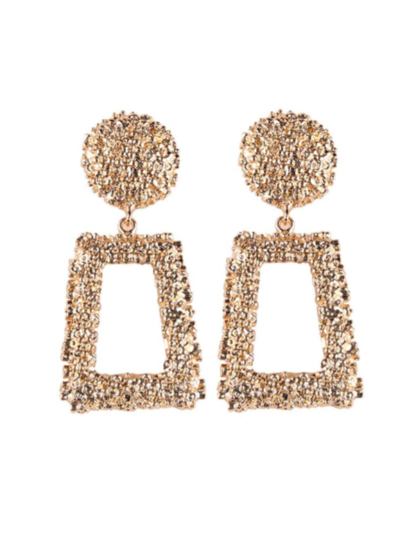 Rectangle Drop Earrings (2 colors)